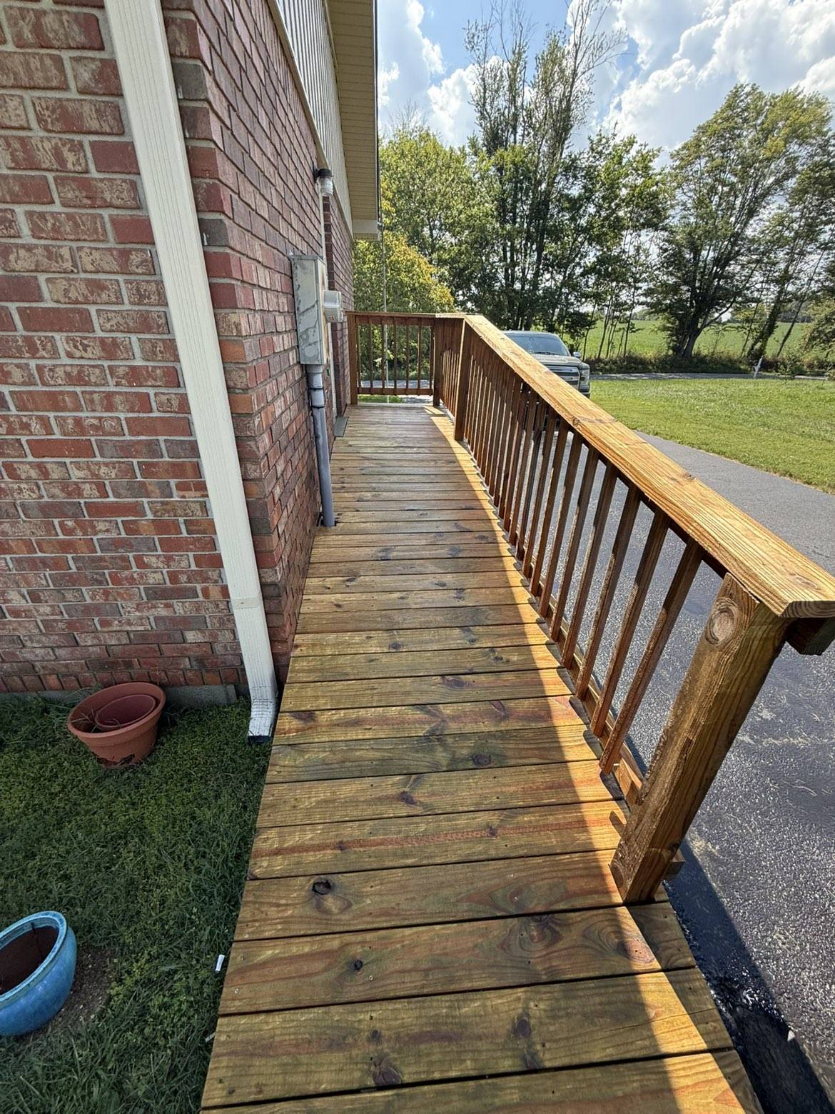 Algae removal before